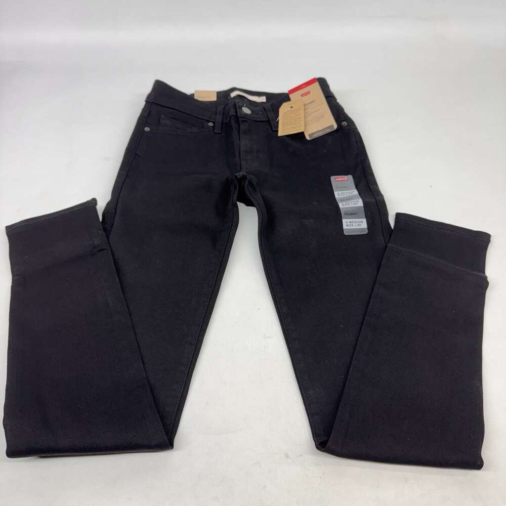 Levi's 711 Skinny Soft Black Women’s Jeans Size W25 L30 New